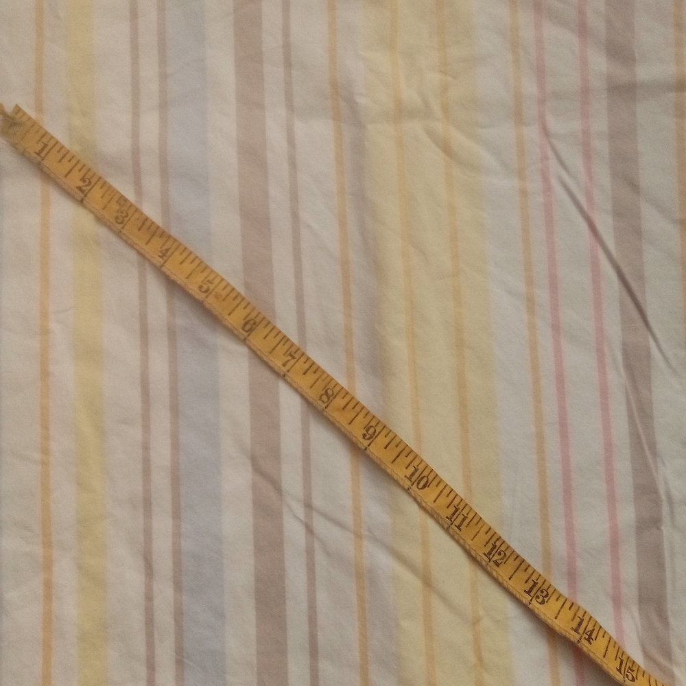 Martha Stewart Striped Duvet Cover 100% Cotton